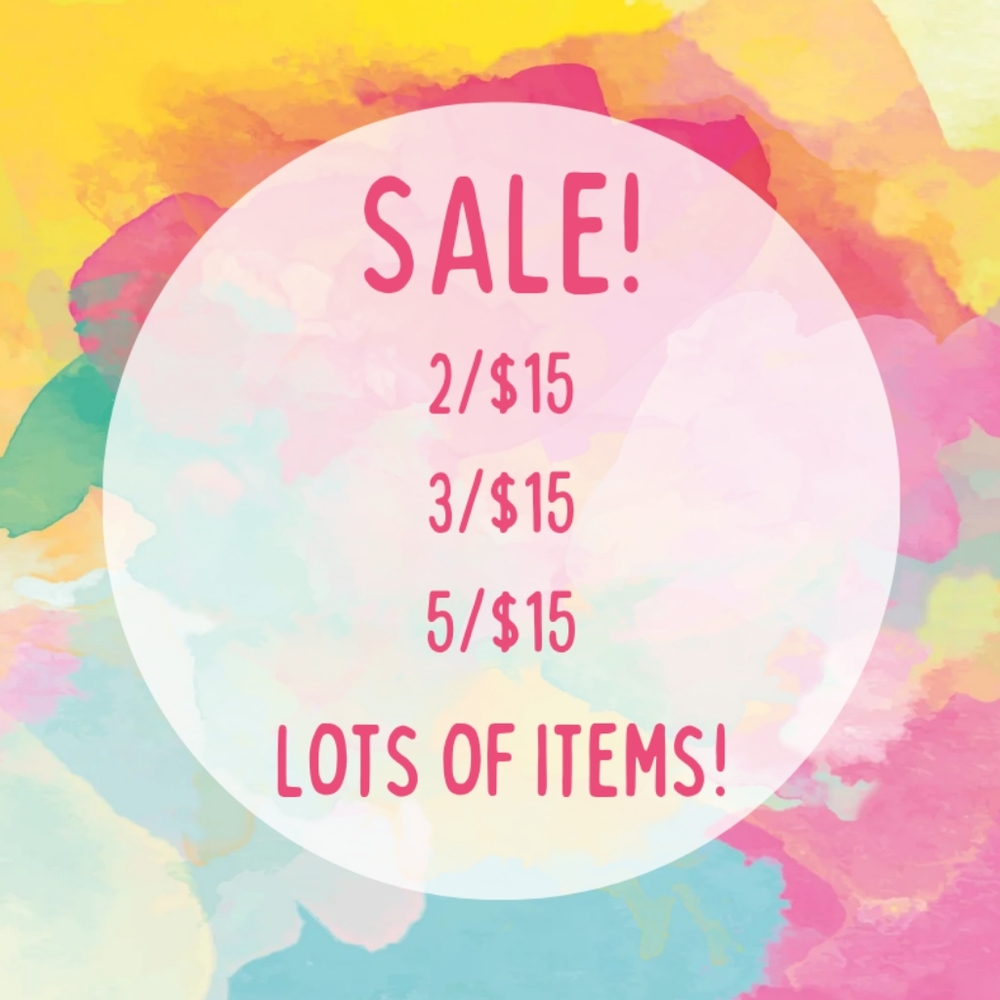 SALE! Bundle and Save! See Below! Buy more, Save More!!